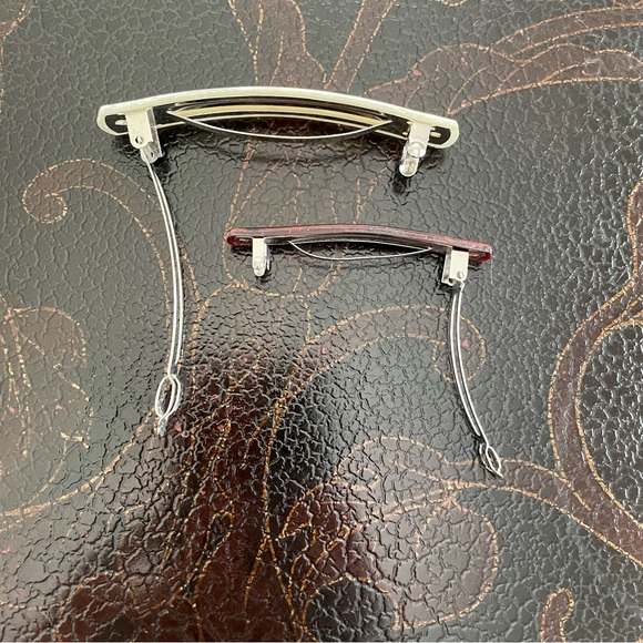 Made in France Vintage Barrette Hair Clips - Picture 3 of 6
